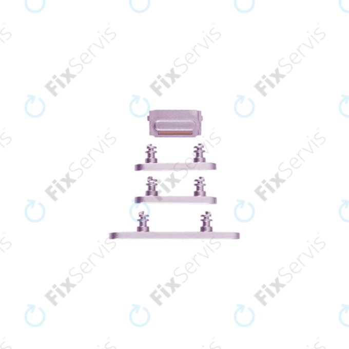 Apple iPhone 14 - Bočné Tlačidlá (Purple)