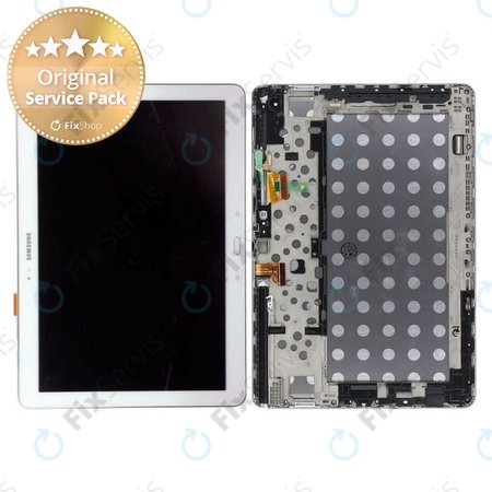Samsung Galaxy Note Pro 12.2 P900 - LCD Displej + Dotykové Sklo + Rám (White) - GH97-15510B Genuine Service Pack