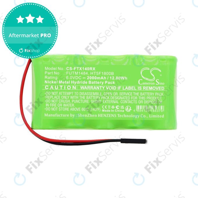 Batéria pre Futaba 14SG, 4PKS, 2000mAh, Ni-MH, 6V, FUTM1484, HQ