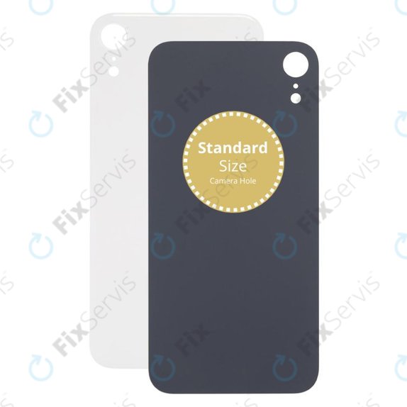 Apple iPhone XR - Sklo Zadného Housingu (White)