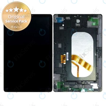 Samsung Galaxy Tab S4 10.5 T830, T835 - LCD Displej + Dotykové Sklo + Rám (Black) - GH97-22199A Genuine Service Pack
