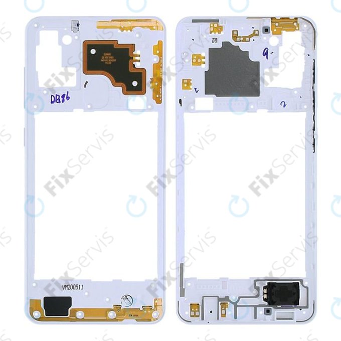 Samsung Galaxy A21s A217F - Stredný Rám (White) - GH97-24663B Genuine Service Pack