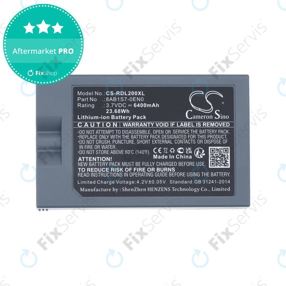 Batéria pre Ring Video Doorbell 2, 3, 4, 6400mAh, Li-Ion, 3.7V, 8AB1S7-0EN0, HQ