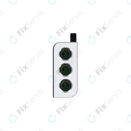 Samsung Galaxy S21 Plus G996B - Rám Sklíčka Zadnej Kamery (Phantom Silver) - GH98-46213C Genuine Service Pack