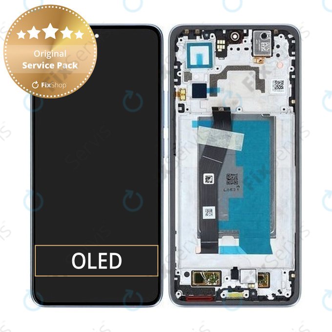 Xiaomi 14T - LCD Displej + Dotykové Sklo + Rám (Titan Blue) - 5600050N12A00 Genuine Service Pack