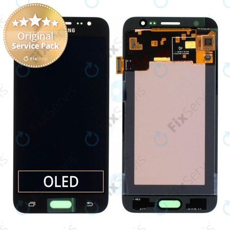 Samsung Galaxy J5 J500F - LCD Displej + Dotykové Sklo (Black) - GH97-17667B Genuine Service Pack