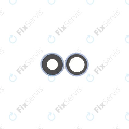 Apple iPhone 17 - Sklíčko Zadnej Kamery s Rámom (Mist Blue) - 2ks