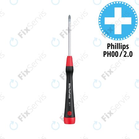 Wiha PicoFinish® 261P - Presný Skrutkovač - Phillips PH00 (2.0mm)