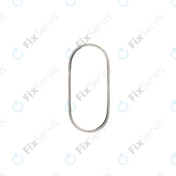 Apple iPhone X - Rám Sklíčka Zadnej Kamery (Silver)