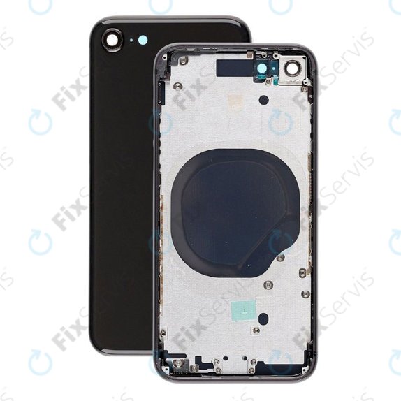 Apple iPhone SE (2nd Gen 2020) - Zadný Housing (Black)