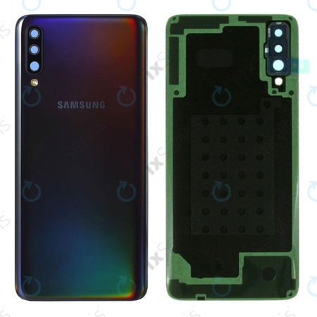 Samsung Galaxy A30s A307F - Batériový Kryt (Prism Crush Black) - GH82-20805A Genuine Service Pack