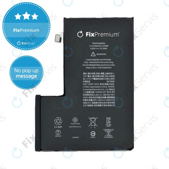 Batéria pre iPhone 12 Pro Max, 3687mAh, DIAGNOSTIC