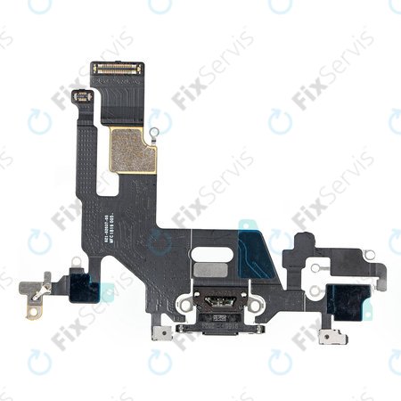 Apple iPhone 11 - Nabíjací Konektor + Flex Kábel (Black)