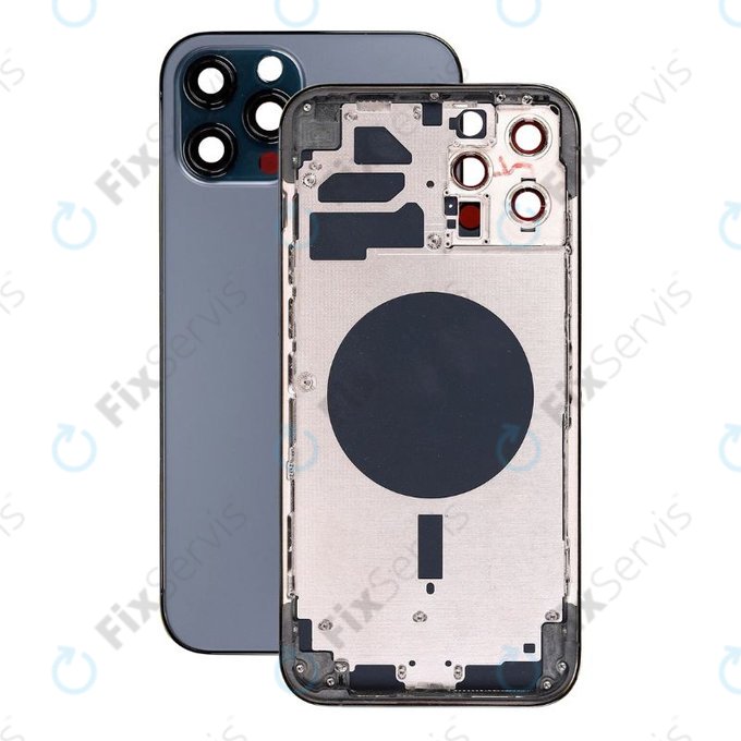 Apple iPhone 12 Pro Max - Zadný Housing (Blue)