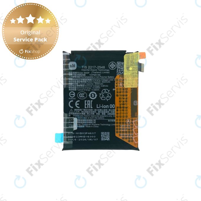 Xiaomi Mix Flip 2405CPX3DC - Batéria BM3P 3595mAh - 1330102000132B Genuine Service Pack