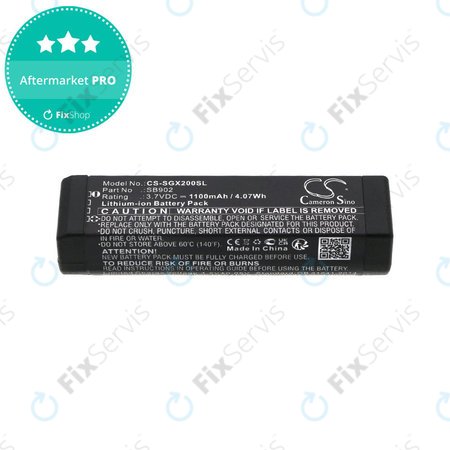 Batéria pre Shure GLXD1, 2, MXW2, 1100mAh, Li-Ion, 3.7V, SB902, HQ