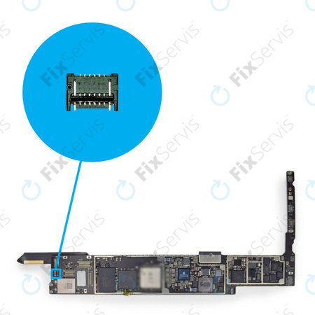 Apple iPad Air - Konektor Základnej Dosky a SIM Čítača