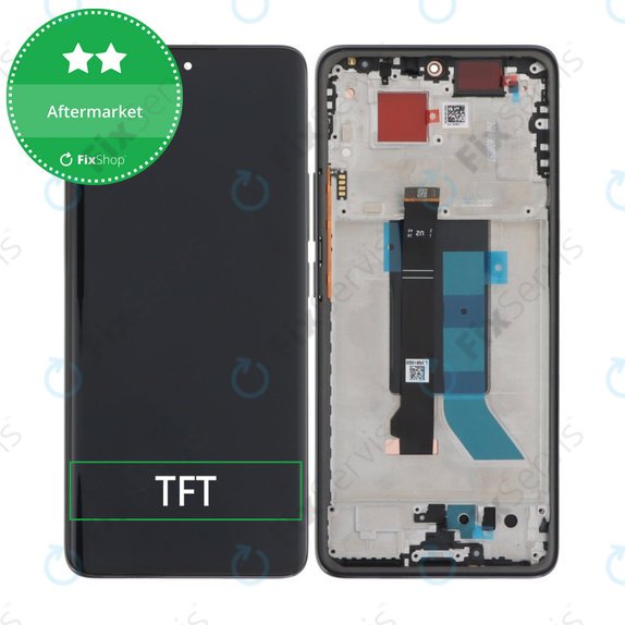 Xiaomi Redmi Note 14 Pro 5G 24090RA29G - LCD Displej + Dotykové Sklo + Rám (Midnight Black) TFT