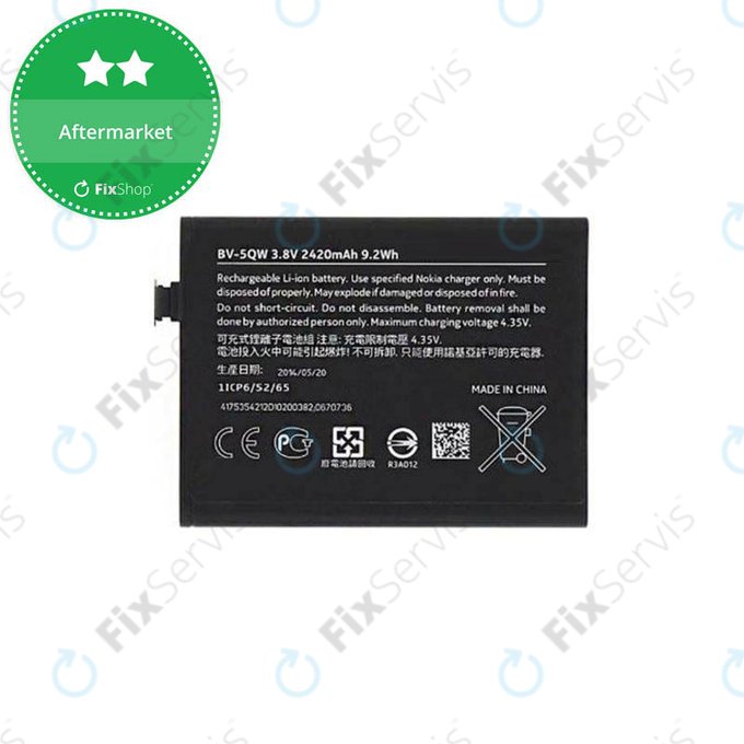Nokia Lumia 930 - Batéria BV-5QW 2420mAh