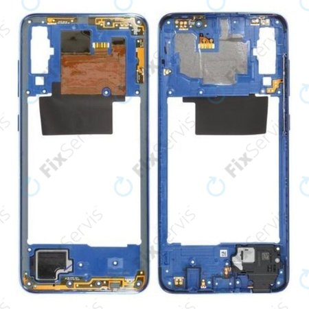 Samsung Galaxy A70 A705F - Stredný Rám (Blue) - GH97-23258C Genuine Service Pack
