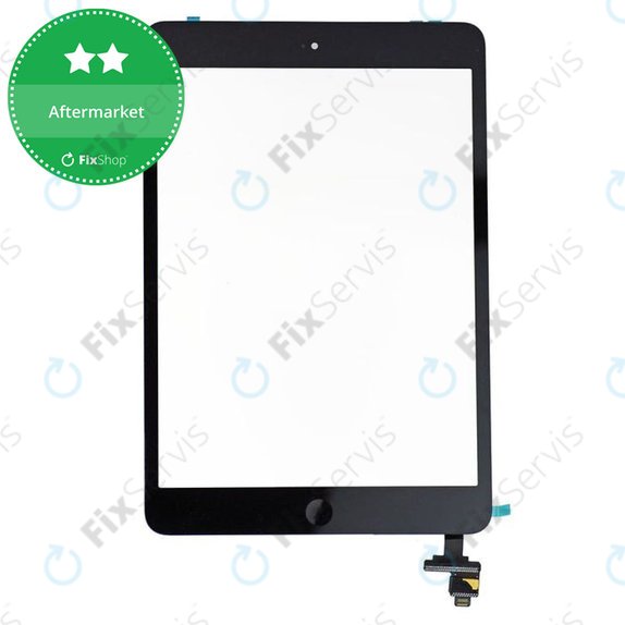 Dotykové sklo s IC konektorom pre iPad Mini, Mini 2, Black