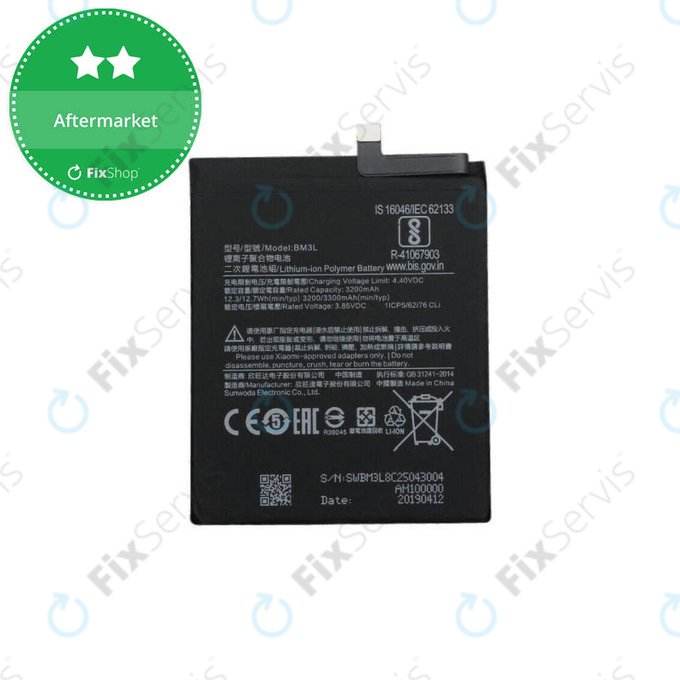 Xiaomi Mi 9 - Batéria BM3L 3300mAh