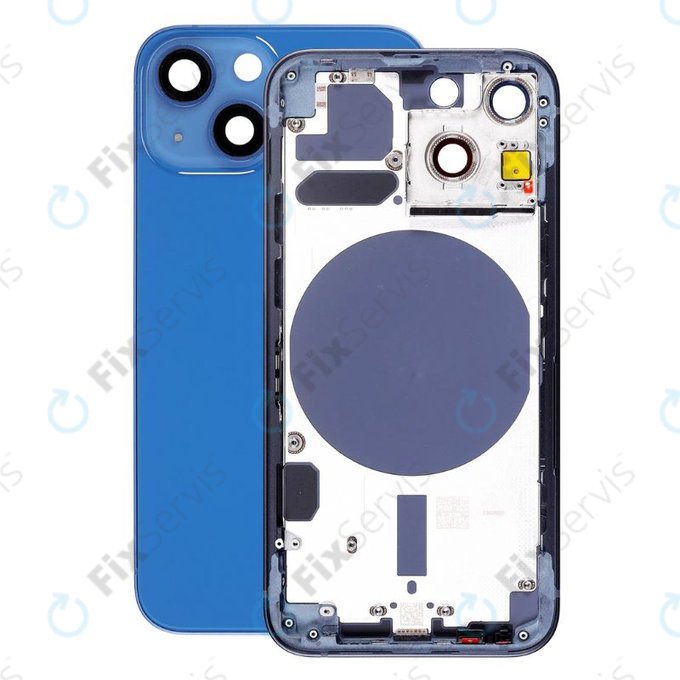 Apple iPhone 13 Mini - Zadný Housing (Blue)