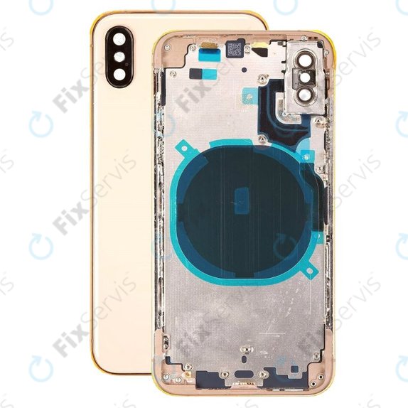 Apple iPhone XS - Zadný Housing (Gold)