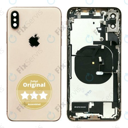 Apple iPhone XS Max - Zadný Housing (Gold) Pulled
