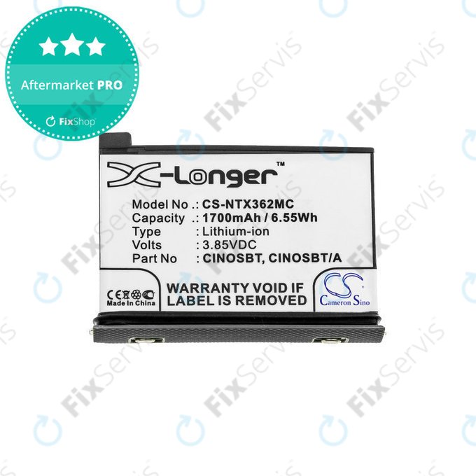 Batéria pre Insta360 One X2, 1700mAh, Li-Ion, 3.85V, CINOSBT, HQ