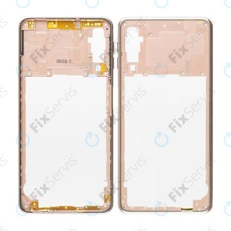 Samsung Galaxy A7 A750F (2018) - Stredný Rám (Champagne Gold) - GH98-43585C Genuine Service Pack