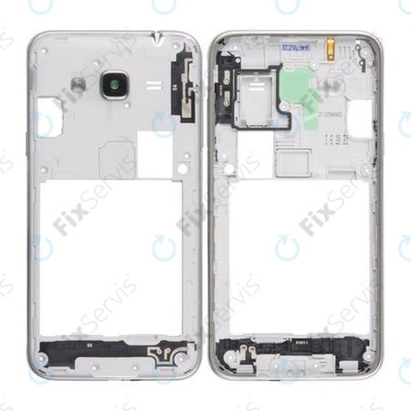 Samsung Galaxy J3 J320F (2016) - Stredný Rám (White) - GH98-39054A Genuine Service Pack