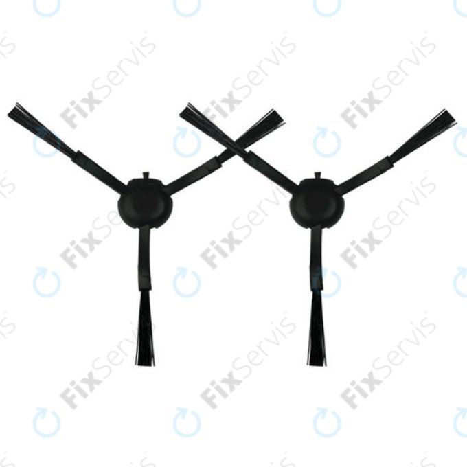 Xiaomi Dreame L20 Ultra, X20 Pro, X20 Plus - Bočná Kefa (Čierna) - 2ks