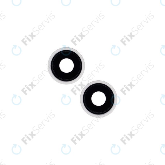 Apple iPhone 13, 13 Mini - Sklíčko Zadnej Kamery s Rámom (Starlight) - 2ks