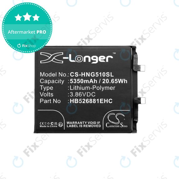 Batéria pre Honor Magic 5 Pro, 5350mAh, Li-Pol, 3.86V, HB526881EHC, HQ