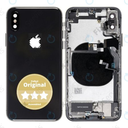 Apple iPhone XS - Zadný Housing (Space Gray) Pulled