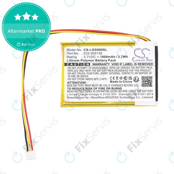 Batéria pre Logitech G403, G703, G900, G903, 1000mAh, Li-Pol, 3.7V, 533-000130, HQ