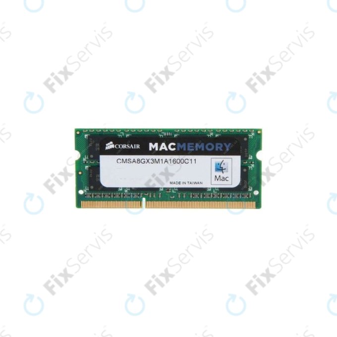 Corsair - Operačná Pamäť SO-DIMM 8GB DDR3L 1600MHz - CMSA8GX3M1A1600C11 Genuine Service Pack