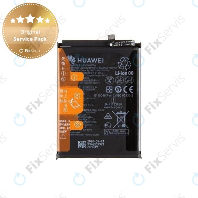 Huawei P Smart (2021) - Batéria HB526488EEW 5000mAh - 24023342 Genuine Service Pack