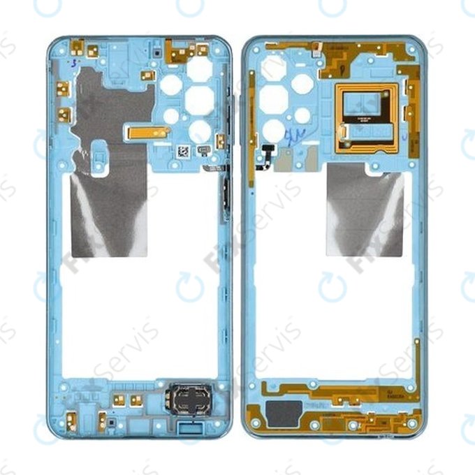 Samsung Galaxy A32 5G A326B - Stredný Rám (Awesome Blue) - GH97-25939C Genuine Service Pack