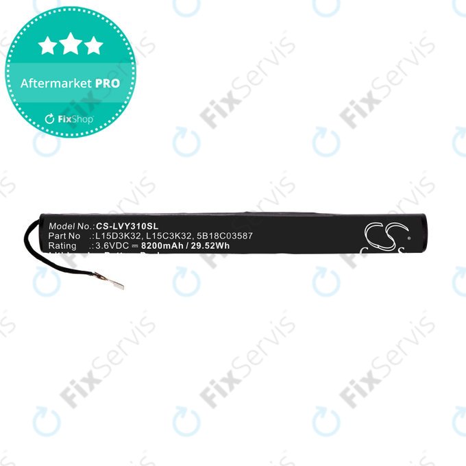 Lenovo Yoga TAB 3 YT3-X50 - Batéria L15D3K32, L15C3K32, 5B18C03587 8200mAh HQ