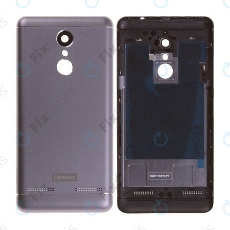 Lenovo K6 K33a48 - Batériový Kryt + Sklíčko Kamery (Šedá) - 5S58C06306