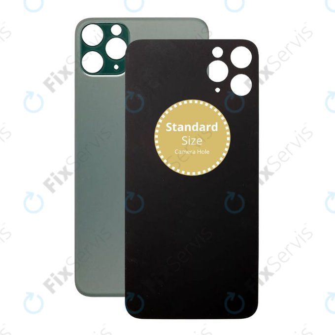 Apple iPhone 11 Pro Max - Sklo Zadného Housingu (Green)