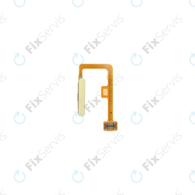 Xiaomi Mi 11 Lite 5G - Senzor Odtlačku Prsta + Flex Kábel (Citrus Yellow) - 490100008E5F Genuine Service Pack