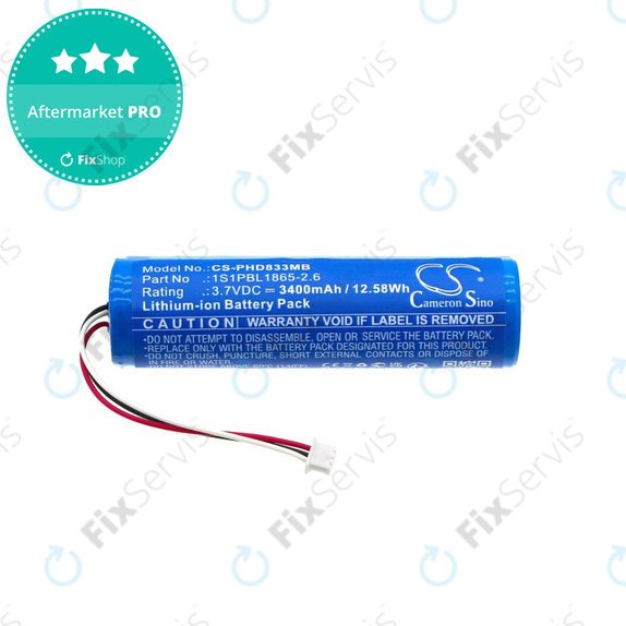 Batéria pre Philips Avent SCD833, Avent SCD835, Avent SCD841, Avent SCD831, 3400mAh, Li-Ion, 3.7V, 1S1PBL1865-2.6, HQ