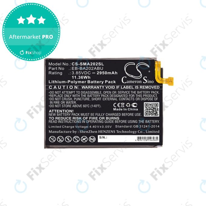 Samsung Galaxy A20e A202F - Batéria EB-BA202ABU 2950mAh HQ