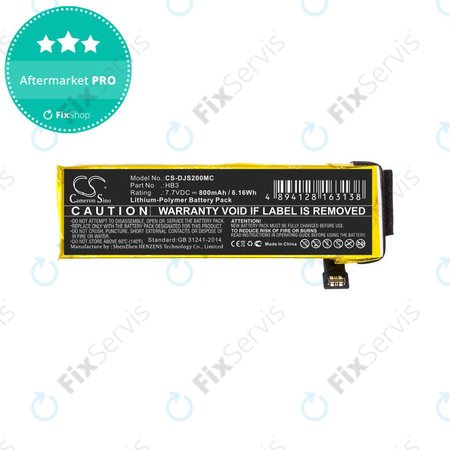 Batéria pre DJI Osmo Pocket, Pocket 2, 800mAh, Li-Pol, 7.7V, HB3, HQ