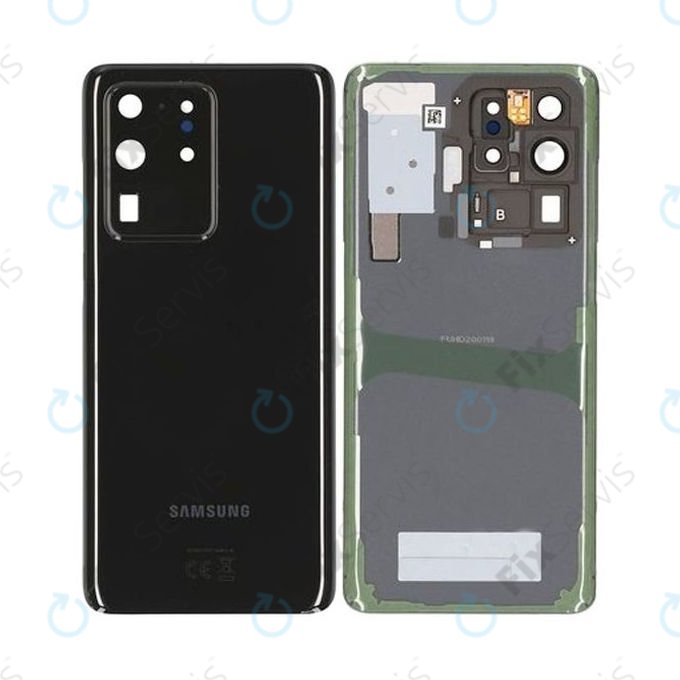 Samsung Galaxy S20 Ultra G988F - Batériový Kryt (Cosmic Black) - GH82-22217A Genuine Service Pack