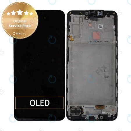 Samsung Galaxy A17 A176B - LCD Displej + Dotykové Sklo + Rám (Black) - GH82-38045A Genuine Service Pack