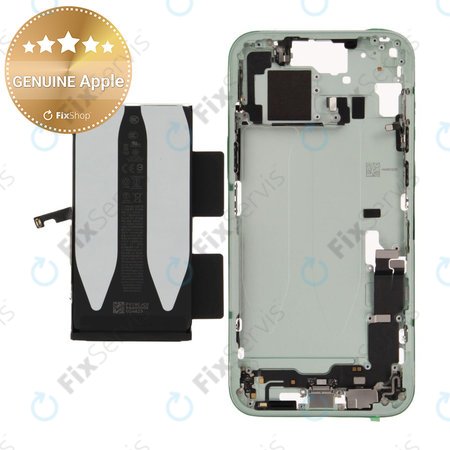 Stredný Rám s Batériou pre iPhone 15 Plus | Green | ZD076-00678 | Genuine Apple
